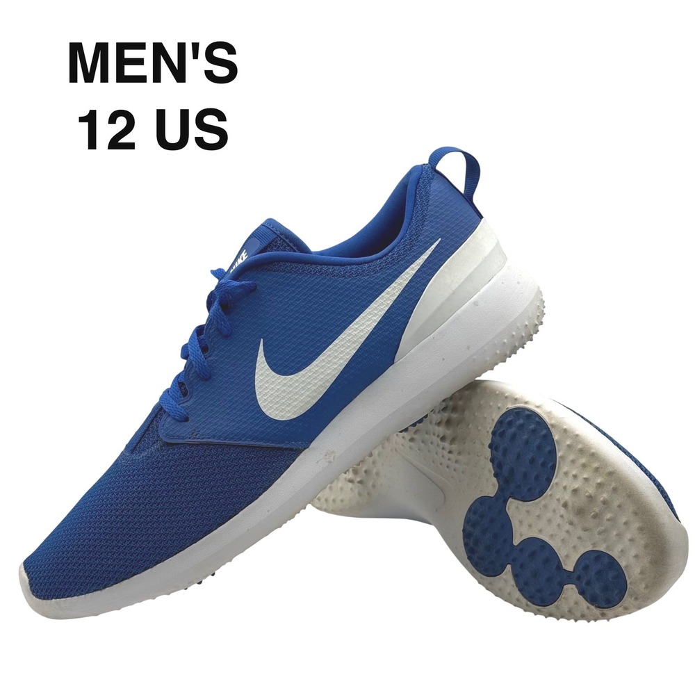 Nike Roshe G Golf Shoes‎ Men's 12 AA1837-402 Game Royal Blue Spikeless